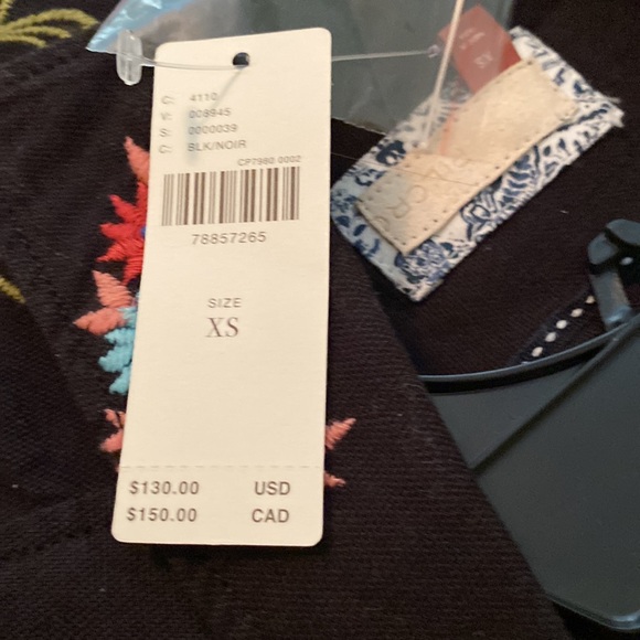 Anthropologie Pilcro western embroidered button down size xs - Picture 8 of 8